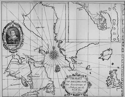 Luke Foxe, Passage Into The South Sea Map © Free