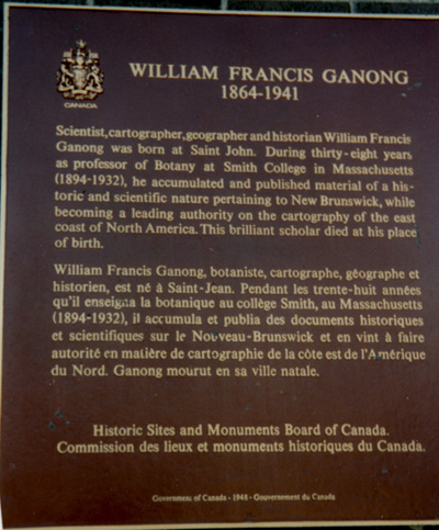 Detail view of HSMBC plaque commemorating the important person © Parks Canada / Parcs Canada, 1989