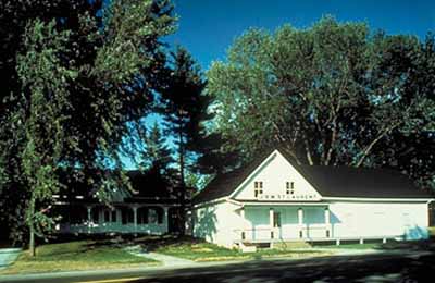 Vue générale du lieu historique national du Canada Louis-S.-St-Laurent. © Parks Canada Agency/ Agence Parcs Canada