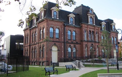 Truro Old Normal College devant et élévation est. © Christine Boucher, Agence Parcs Canada / Parks Canada Agency, 2017.