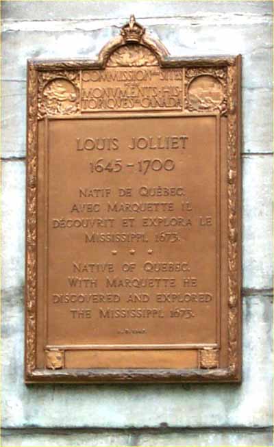 Plaque photo for Louis Jolliet (© Parcs Canada | Parks Canada)