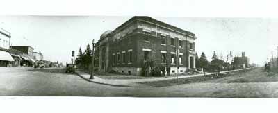 Vue historique de l'édifice fédéral en construction, 1929. © Bibliothèque et Archives Canada / Library and Archives Canada, 1929.