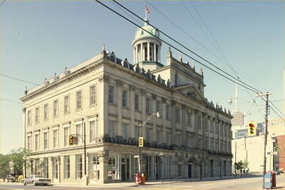 St. Lawrence Hall National Historic Site of Canada (Toronto) was the site of many anti-slavery activities. (© Parks Canada Agency / Agence Parcs Canada, 1989)