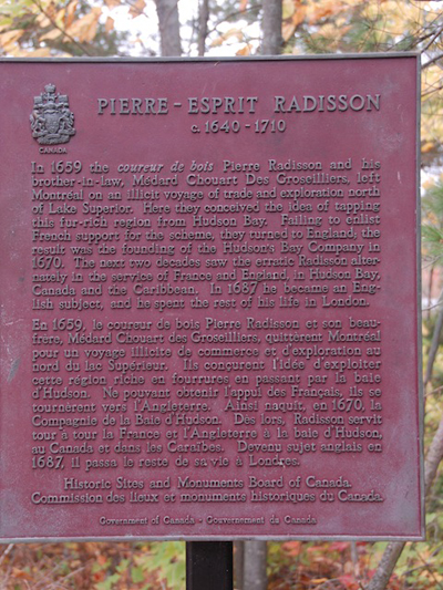 Radisson, Pierre-Esprit © Parks Canada / Parcs Canada