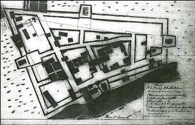 Une carte du fort © Library and Archives Canada | Bibliothèque et Archives Canada / RG 84, series A-2-a, volume 1240, file HS7-4, reel T-14012