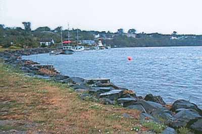 General view of the Beaubears Island Shipbuilding National Historic Site of Canada, 2001. (© Parks Canada Agency / Agence Parc Canada, 2001.)