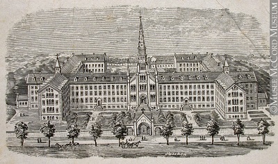 Maison mère des Soeurs Grises, Montréal 1850-1885 © Musée McCord Museum / John Henry Walker / M930.50.5.559