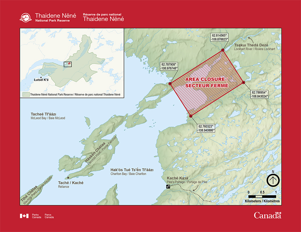 Area closure during the spiritual gathering covering the east end of Charlton Bay and the mouth of the Lockhart River.